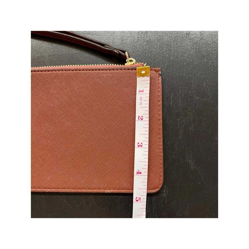 Kate Spade Wristlet Terracotta Saffiano Leather Slim Pouch‎ OS